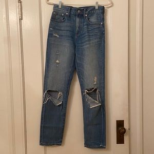 Madewell Perfect Vintage Jeans- Ripped Knees